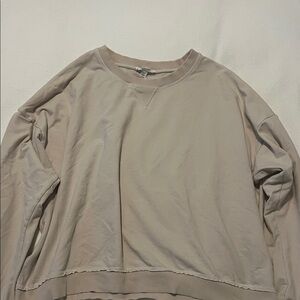 Splendid Women’s Light Beige Crewneck Sweater Medium